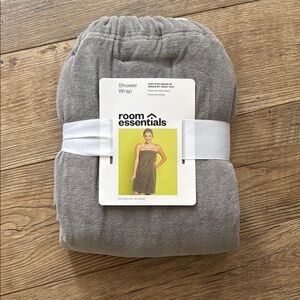 Room Essentials Gray Plush Robe Cozy Loungewear